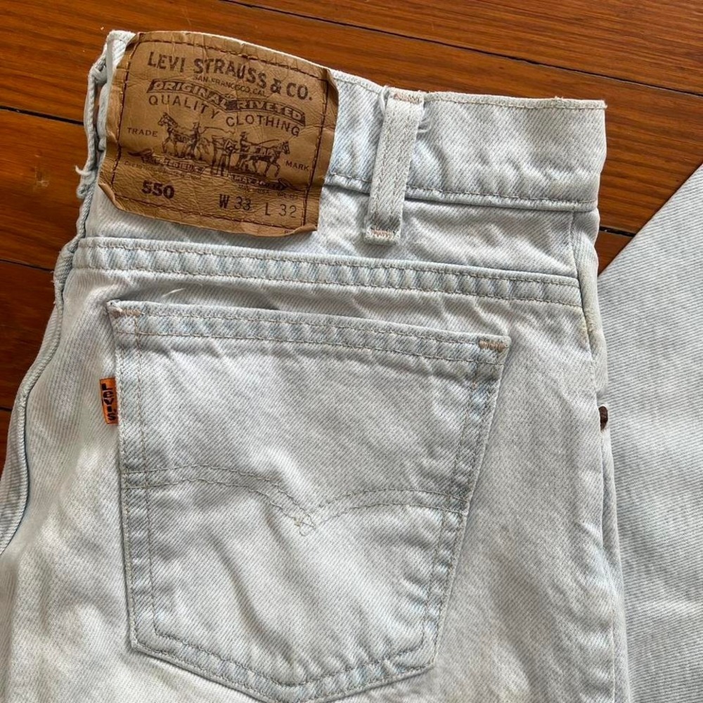 1990s Orange Tab Levi's size 33" x 32"